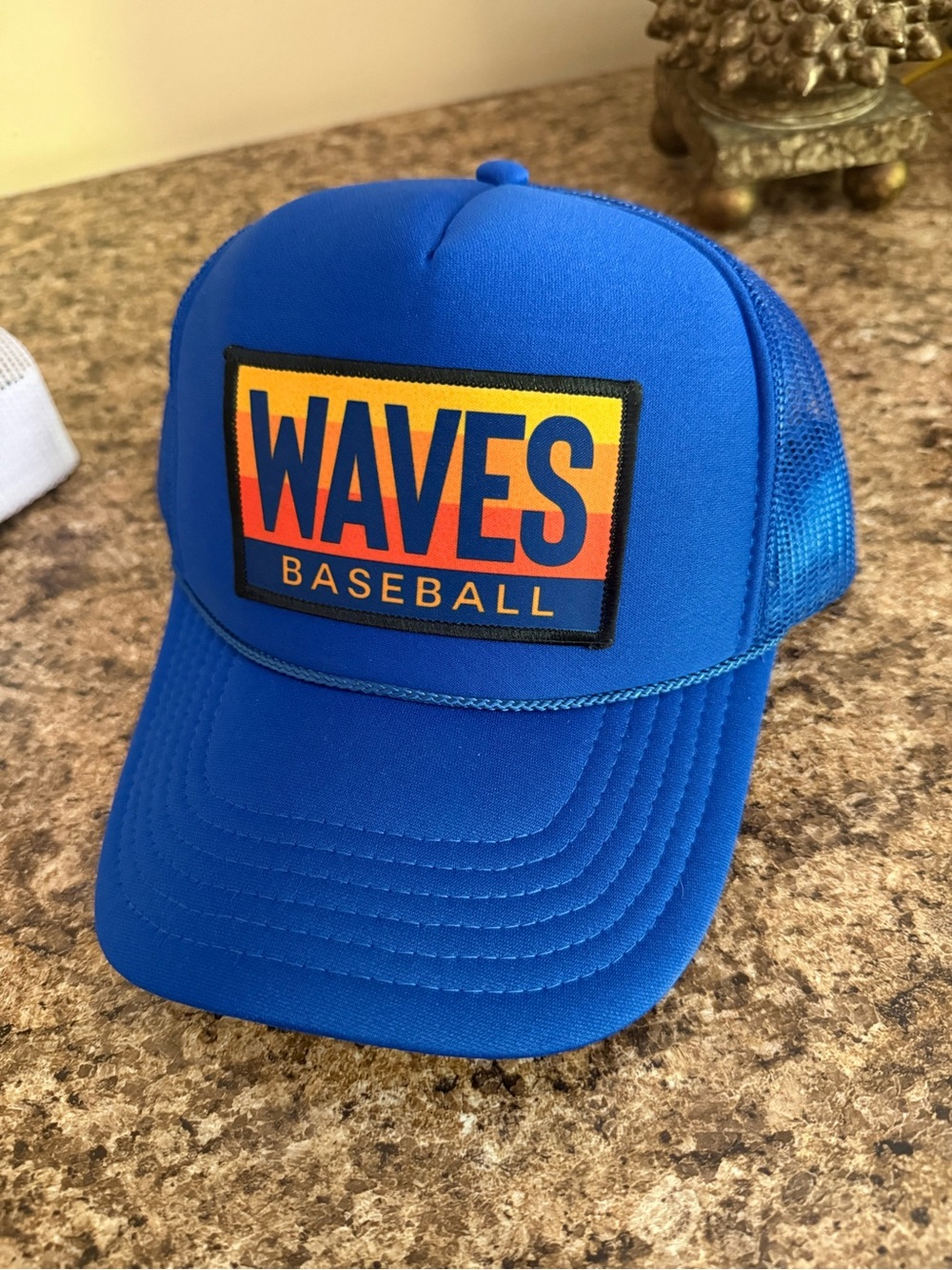 Pepperdine waves trucker hat